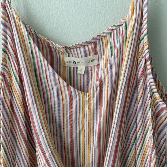 Lou & Grey NWOT Multicolored Jumpsuit with Pockets - Picture 2 of 4